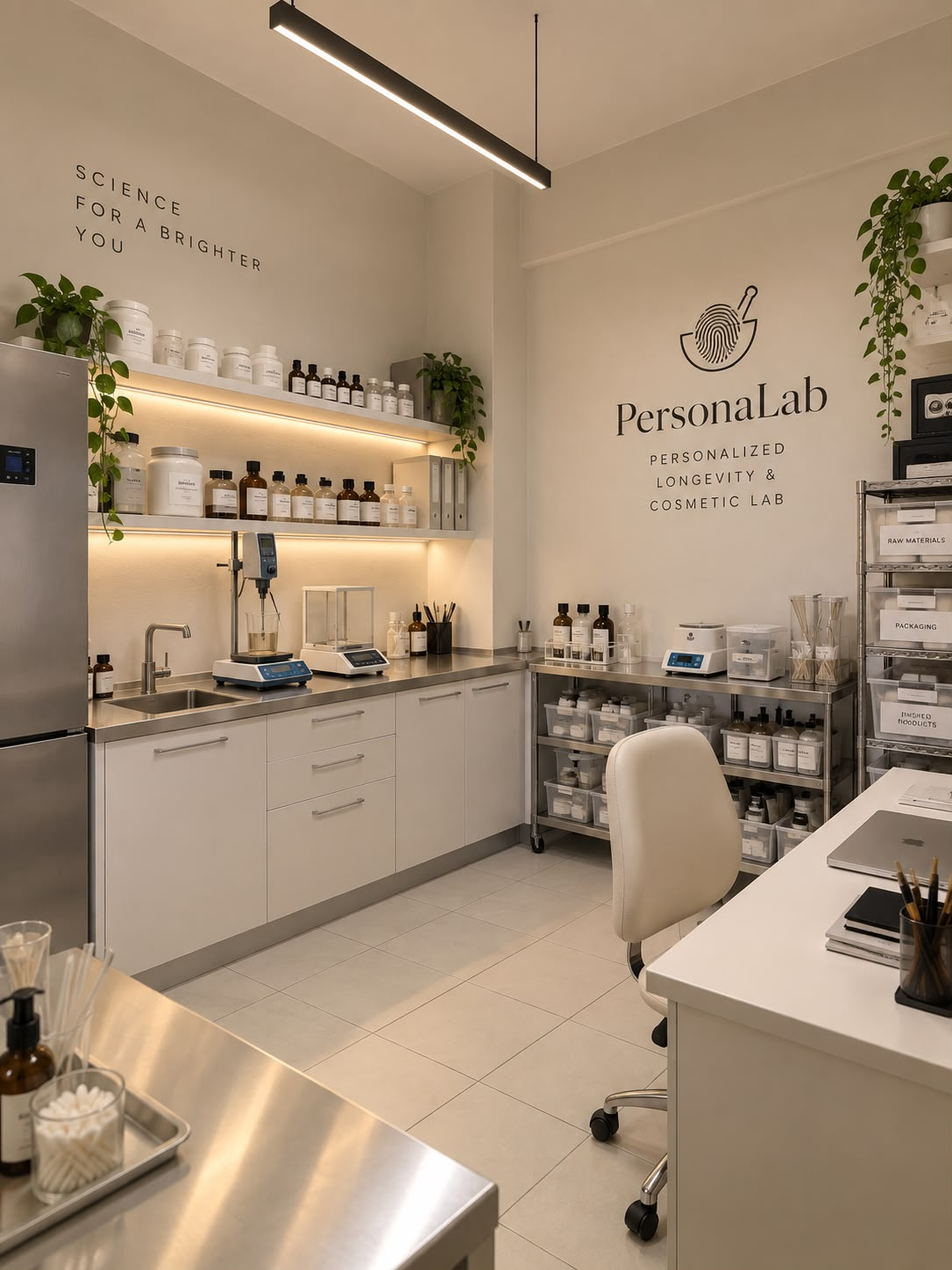 The personaLab analysis chamber inside the pharmacy