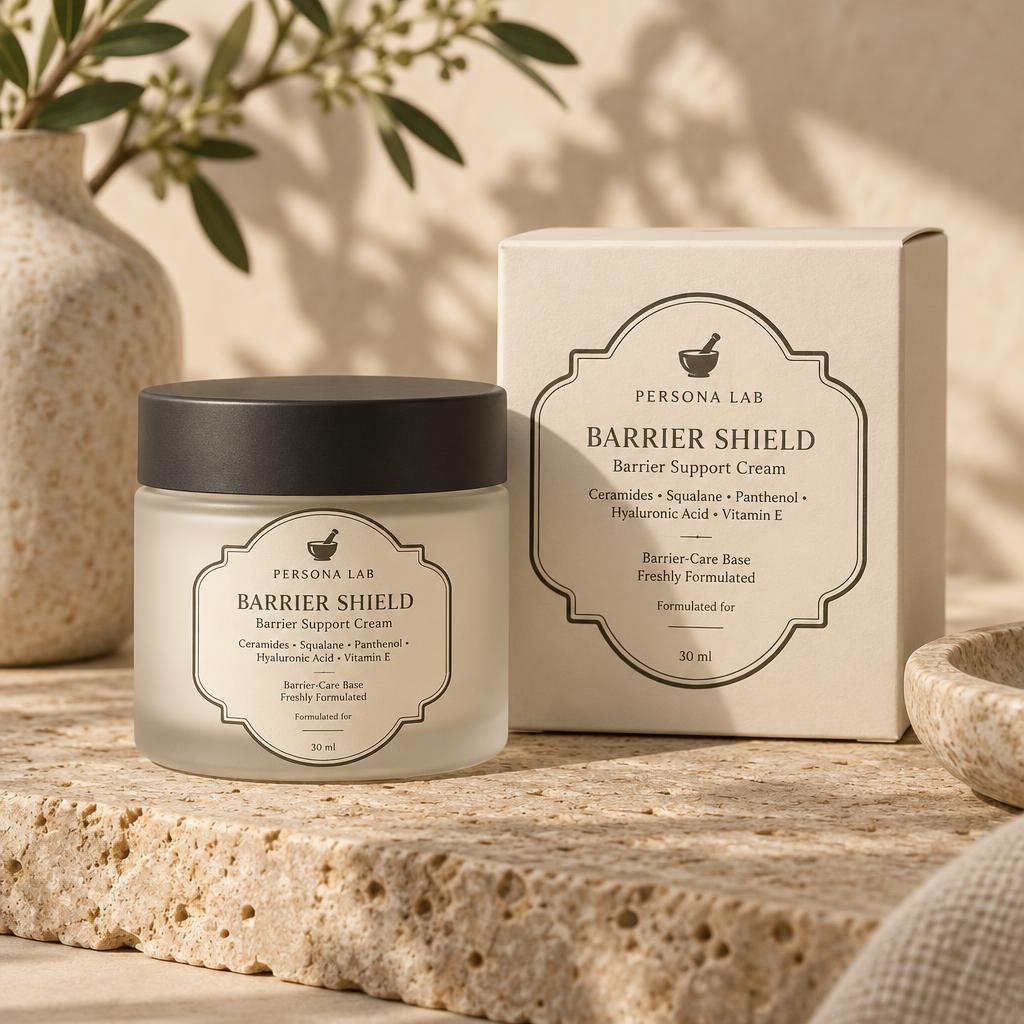 Barrier Shield serum packaging