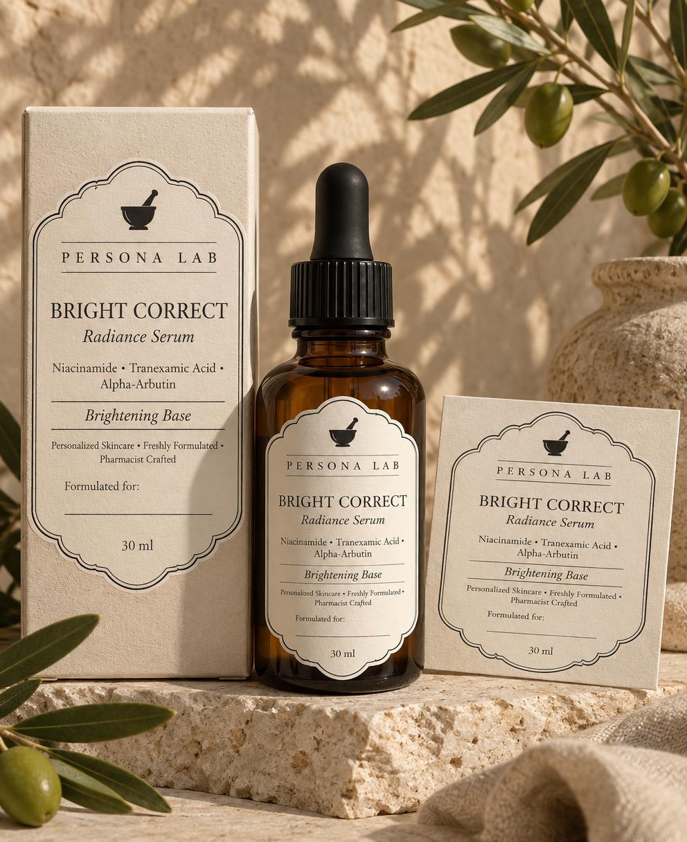 Bright Correct serum packaging