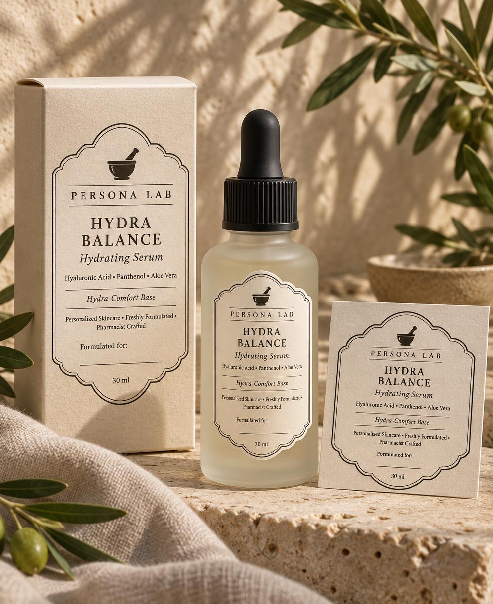 Hydra Balance serum packaging