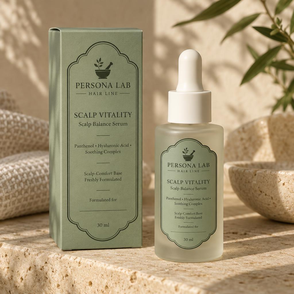Scalp Vitality serum packaging